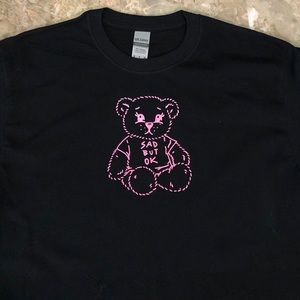 Sad but okay teddy bear tee